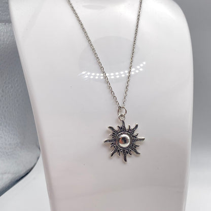 Dotted Sun Necklace