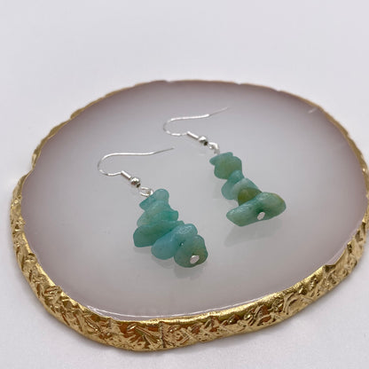 Turquoise Crystal Earrings