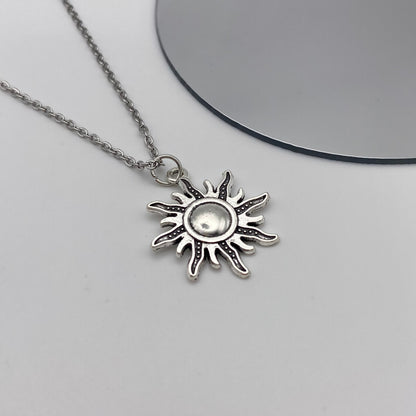 Dotted Sun Necklace