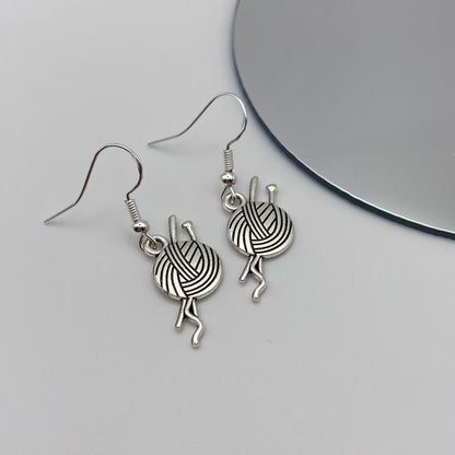 Knitting Needles Earrings