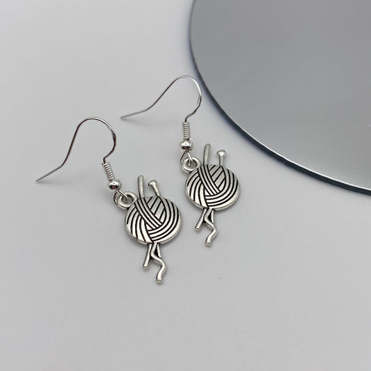 Knitting Needles Earrings