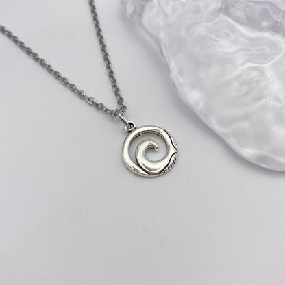 Wave Swirl Necklace