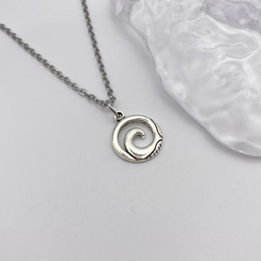 Wave Swirl Necklace