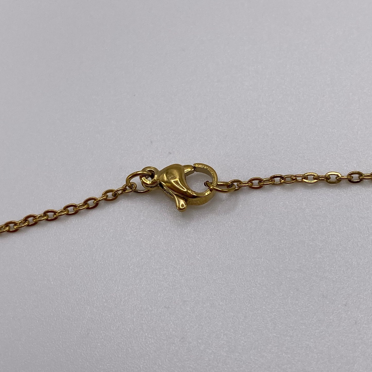 Gold Mother and Child Necklace