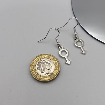 Male Symbol Earrings