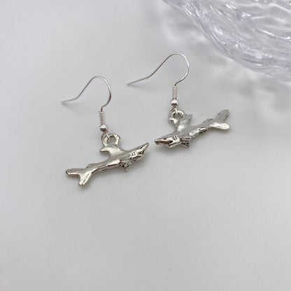 Small Shark Earrings