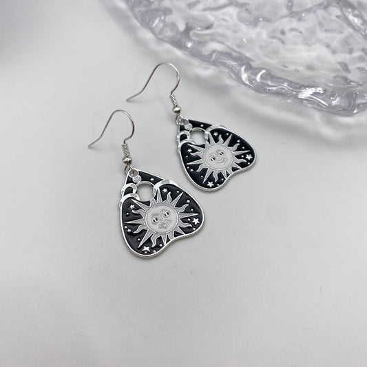 Sun Ouija Planchette Pointer Earrings