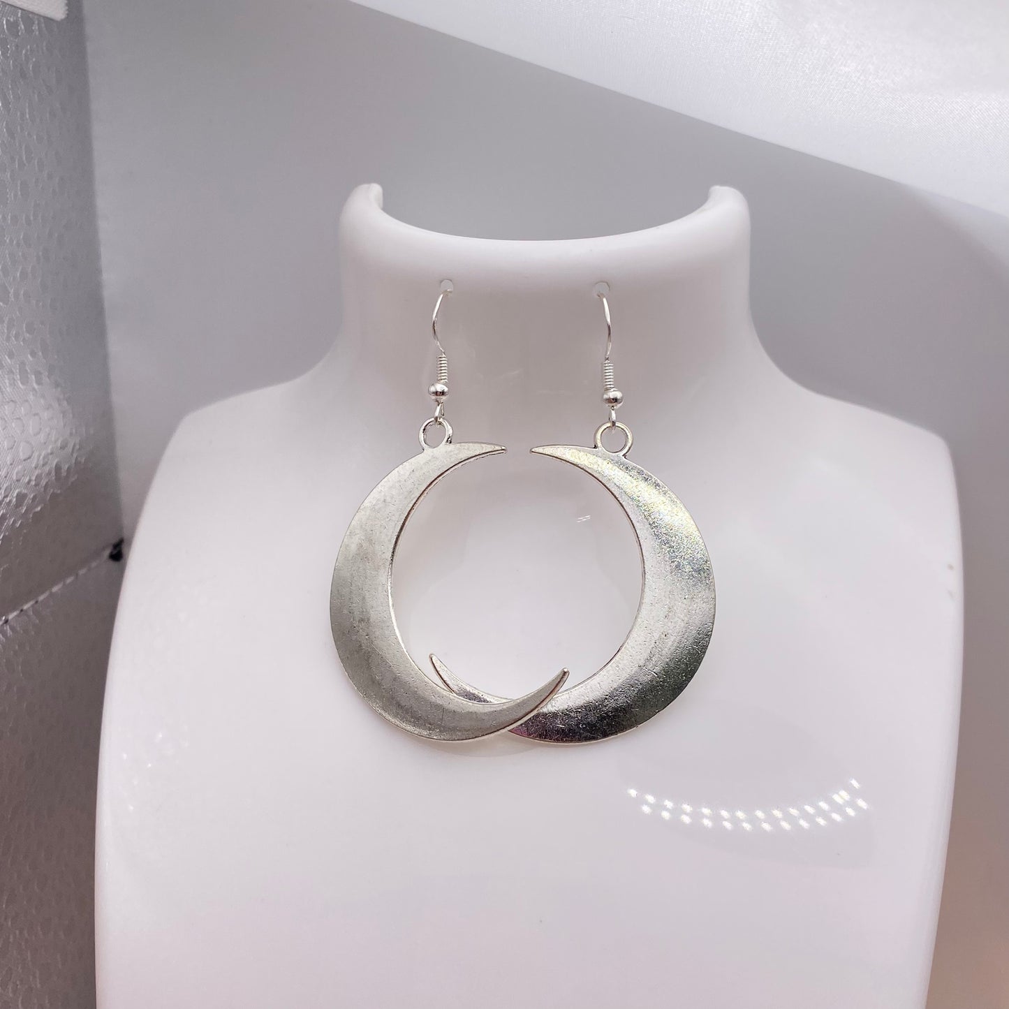 Big Crescent Moon Earrings
