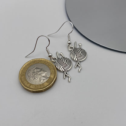 Knitting Needles Earrings