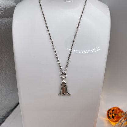 Silver Ghost Necklace