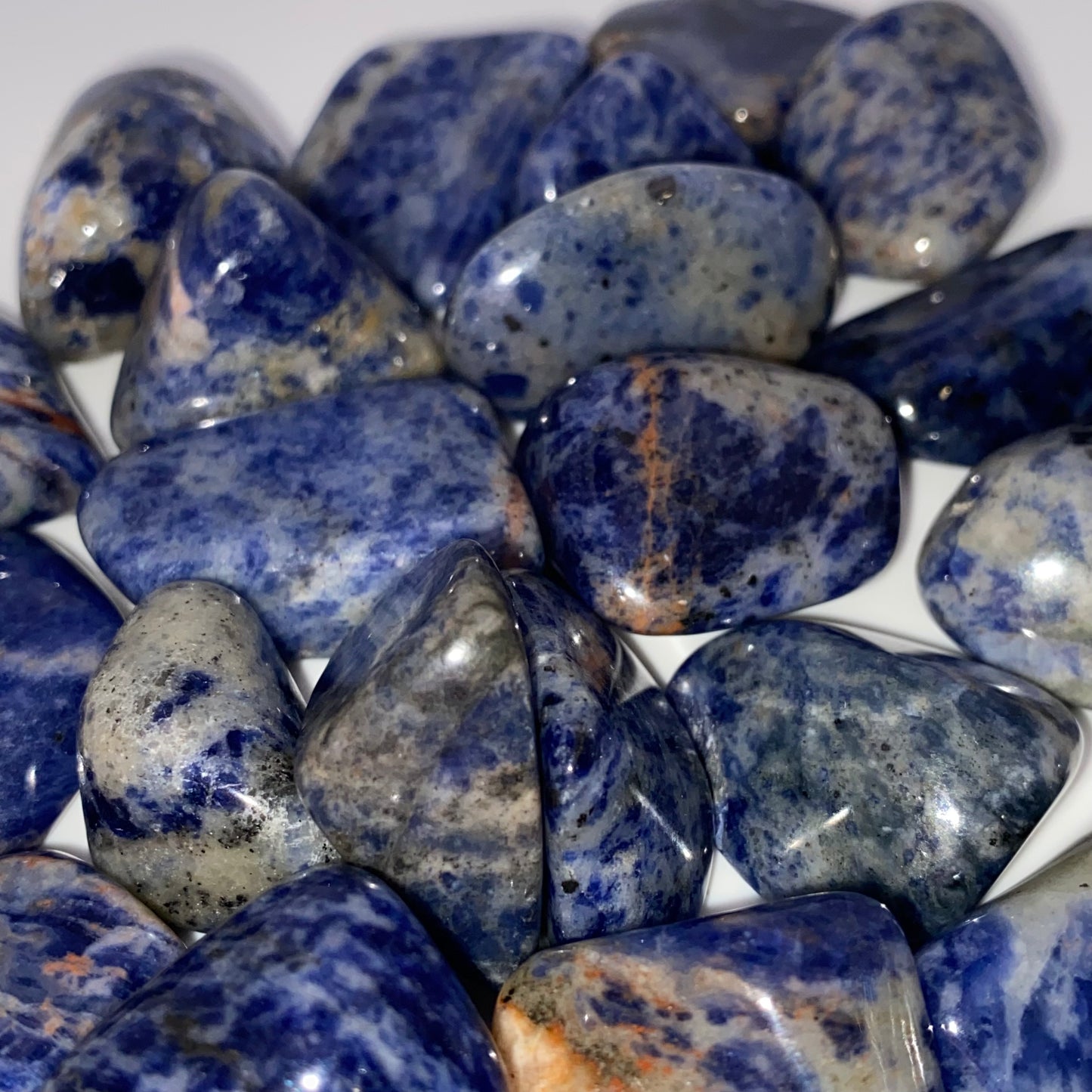 Sodalite Crystal Tumble