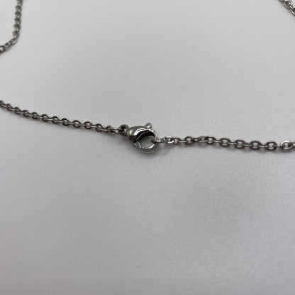 Green Fluorite Crystal Pendant Necklace