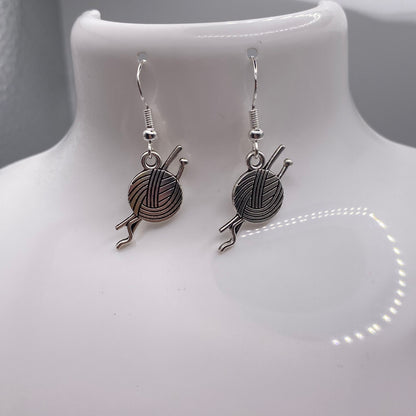 Knitting Needles Earrings
