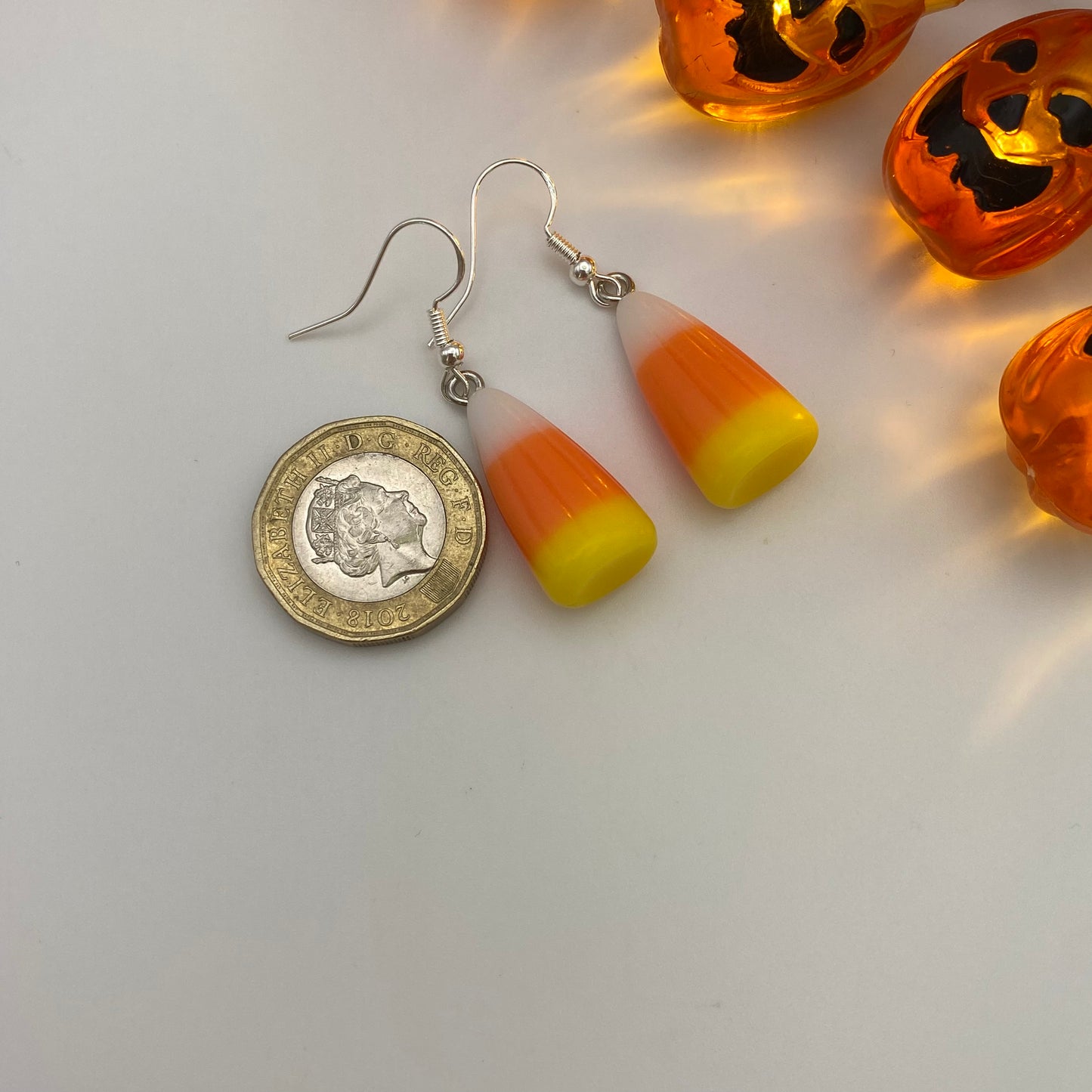 Candy Corn Earrings