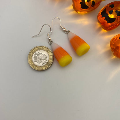Candy Corn Earrings