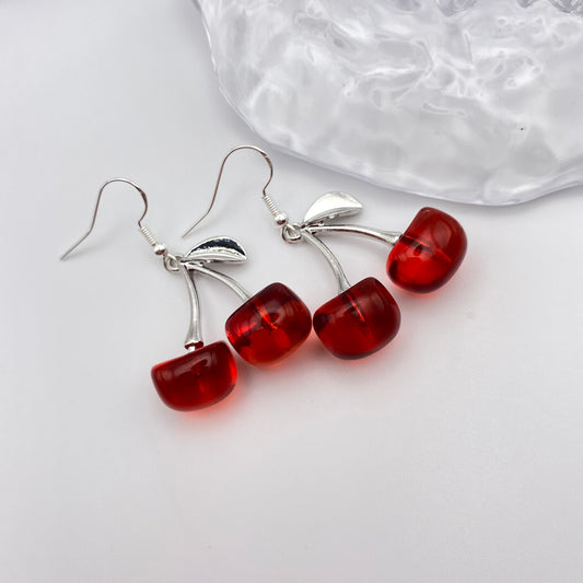 Red Cherry Earrings