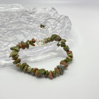 Unakite Crystal Bracelet