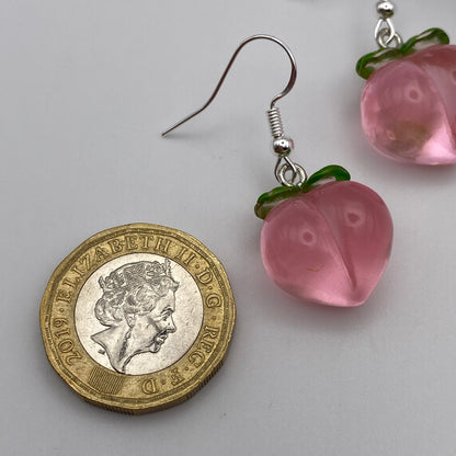 Pink Peach Earrings