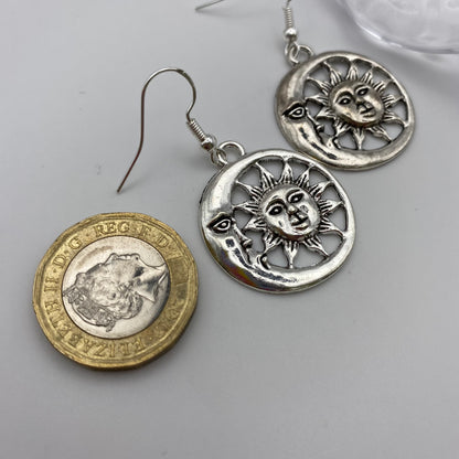 Sun and Moon Earrings