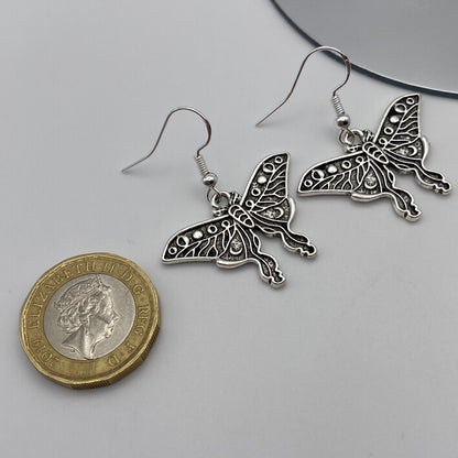 Lunar Magic Butterfly Moth Earrings