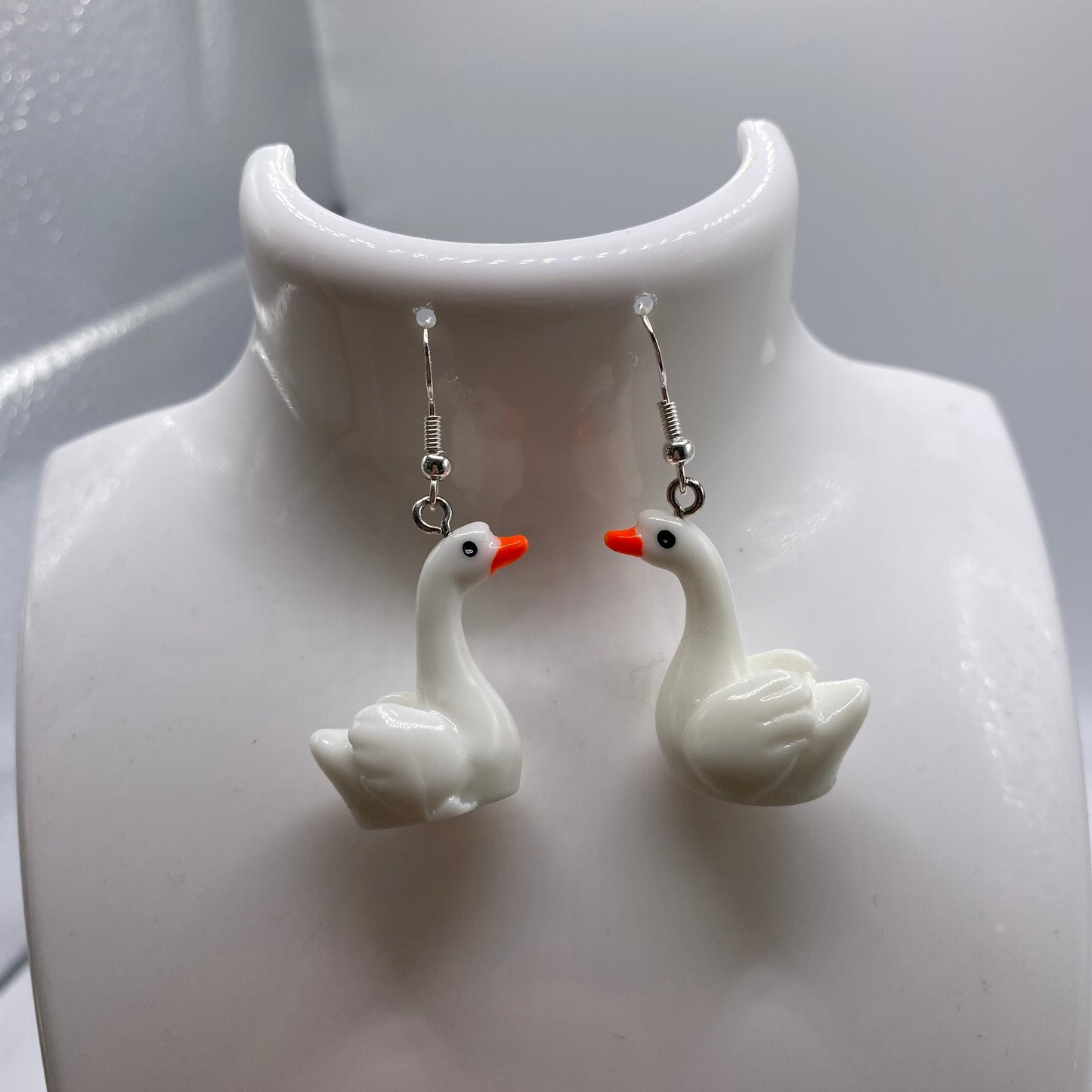 Swan Earrings