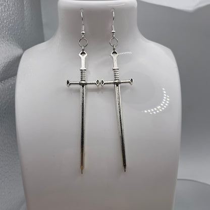 Sword Dagger Earrings