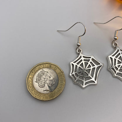 Spider Cobweb Earrings