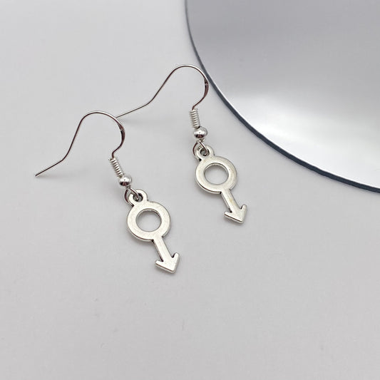 Male Symbol Earrings