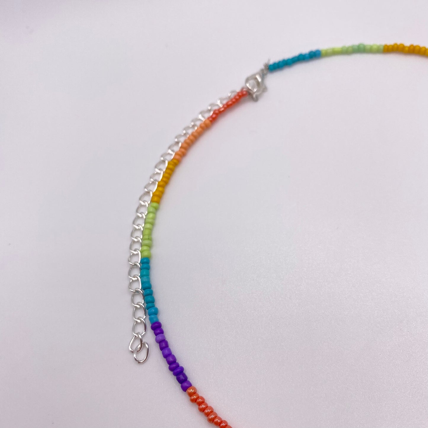 Rainbow Beaded Necklace