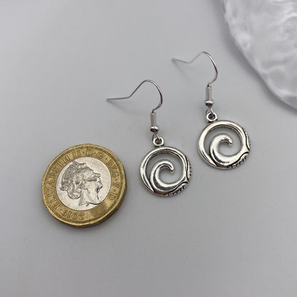 Wave Swirl Earrings