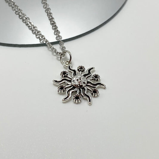 Sun Face Necklace