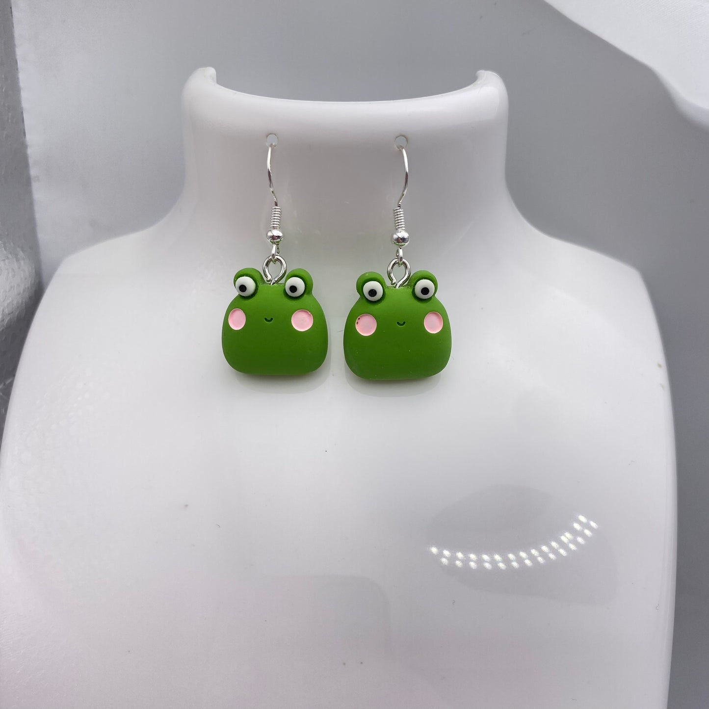 Frog Head Earrings