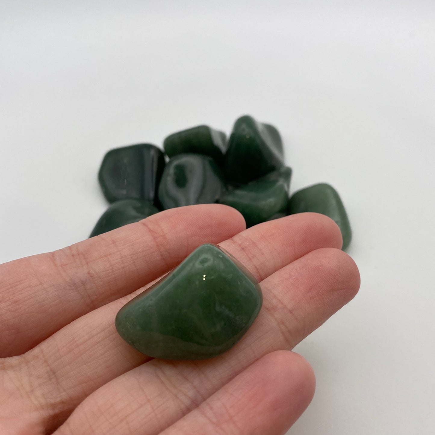 Dark Green Aventurine Crystal Tumble