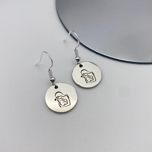 Mother and Child Earrings