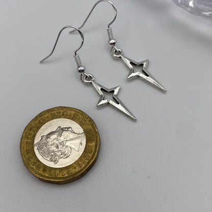 Pointed Star Earrings