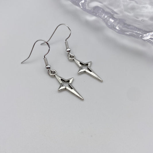 Pointed Star Earrings