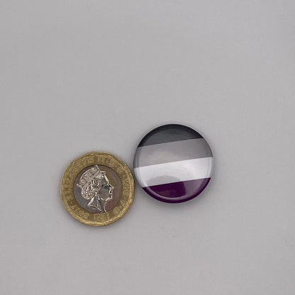 Asexual Flag Pride Badge