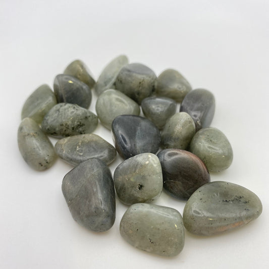 Grey Labradorite Crystal Tumble