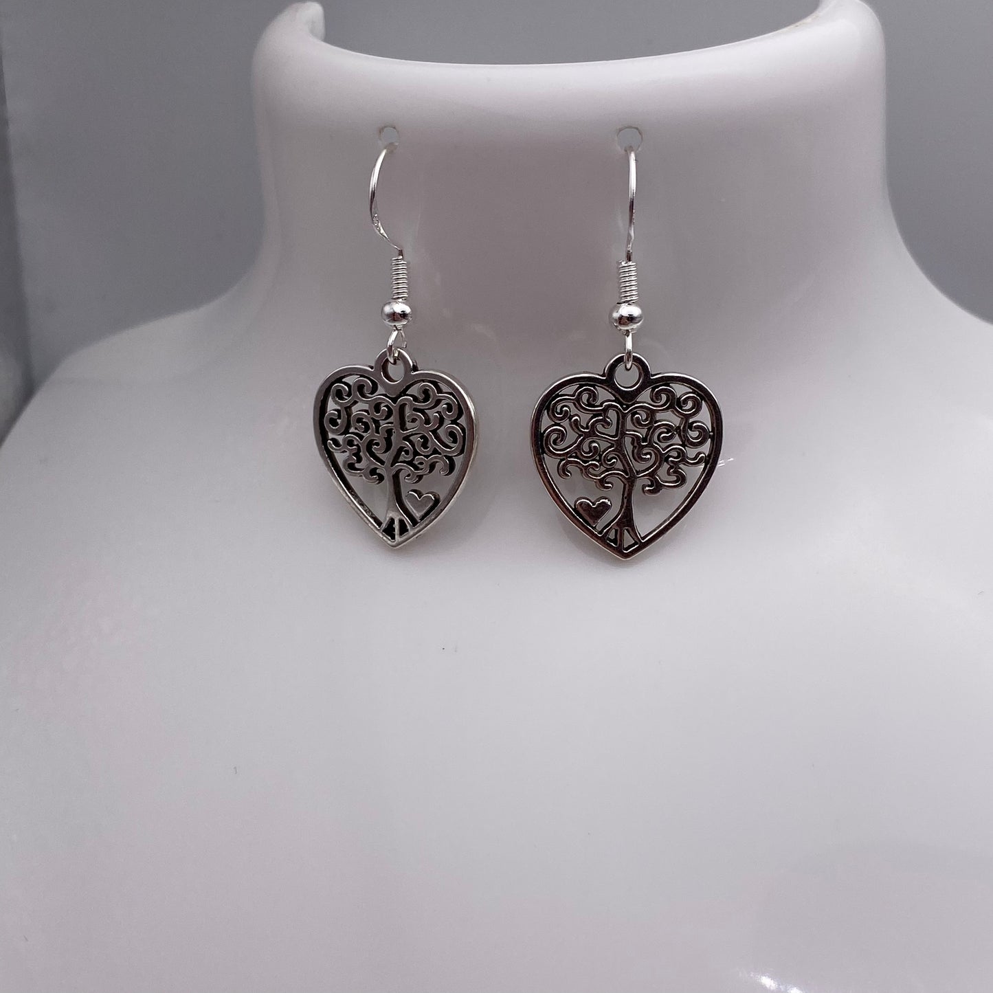 Heart Tree of Life Earrings