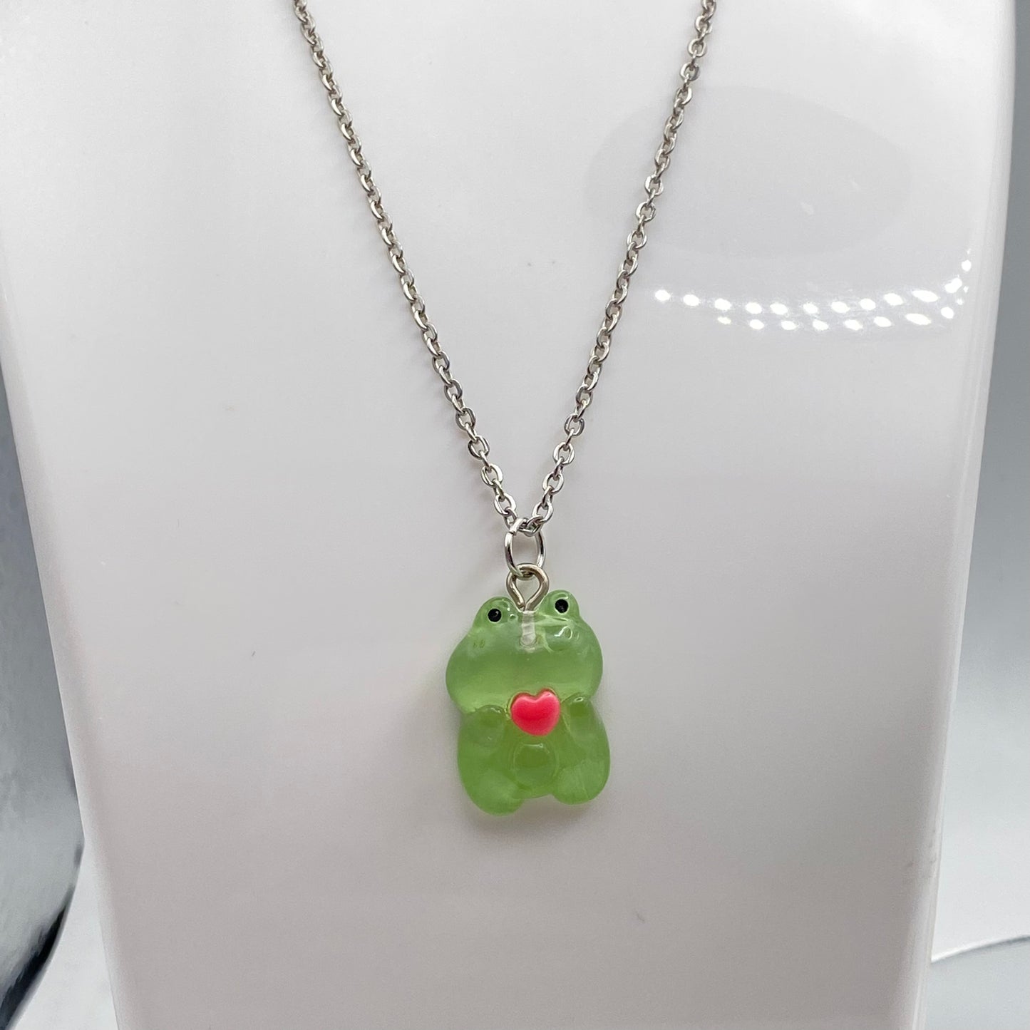 Frog Heart Necklace